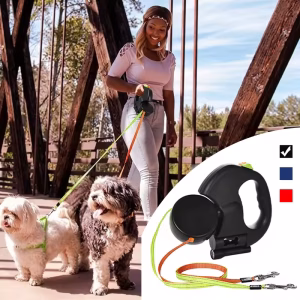 Dual Retractable Dog Leash