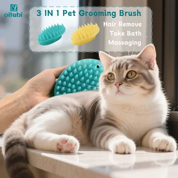 Soft Rubber Pet Grooming Brush